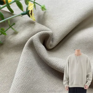 100% tela de algodón 360gsm Sudadera con capucha French Terry suave y absorbente French Terry de fibras naturales