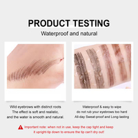 Pensil Alis Herbal Mineral Tahan Air Berkualitas Tinggi Vegan, Gambaran Presisi, Tahan Lama, Formula Khusus OEM Kosmetik