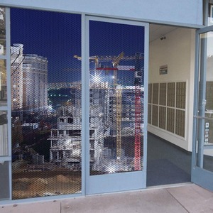 Self-Adhesive Printable PVC <strong>Vinyl</strong> Roll 120-150 Micron <strong>Micro</strong> <strong>Perforated</strong> One Way Vision Window Graphics - Product Image 6
