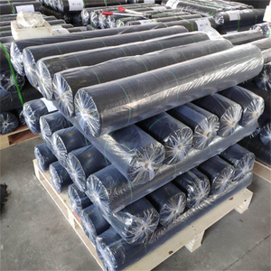 Rollo de <span class=keywords><strong>tela</strong></span> UV de estabilización Cubierta de suelo agrícola Planta de <span class=keywords><strong>vivero</strong></span> Membrana de control de malezas Tapete de malezas tejido de PP negro - Product Image 6
