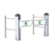 Nouvelle Barrière Automatique d'Entrée à Vente Directe en Acier Inoxydable avec Moteur Sans Balais Anti-Collision pour Piétons
