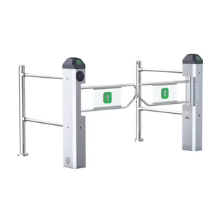 Nueva Puerta de Entrada Automática de Venta Directa, Barrera Abatible Peatonal de Acero Inoxidable con Motor Sin Escobillas y Anti-Colisión Trasera - Product Image 3