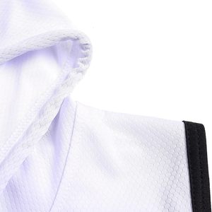 Débardeur à capuche sans manches pour homme Dehaner, séchage rapide, léger, vêtements de sport pour la salle de sport, UPF 50+ - Product Image 2