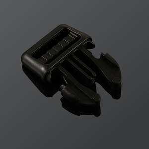 หัวเข็มขัดแบบสแนปสีดำ ทำจากไนลอนพลาสติก ปรับได้ พร้อมห่วงรูปตัว D สำหรับกระเป๋าเป้ เข็มขัดคาดเอว และอุปกรณ์เสริม - Product Image 3