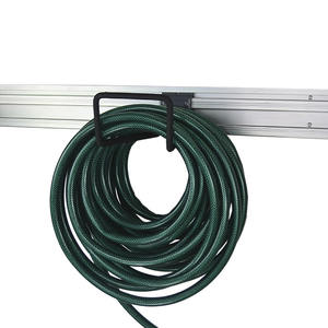 Складное металлическое крепление для садового шланга 190 мм (7,5 дюйма) с местом для хранения инструментов в гараже - Product Image 1