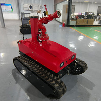 Pemadam kebakaran Jet tekanan tinggi, Remote control cerdas untuk industri robot pemadam kebakaran