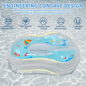 Estivo dinosauro stampato bambino <span class=keywords><strong>Swim</strong></span> Trainer Float fibbia di sicurezza sistema di blocco anello da nuoto gonfiabile per bambini - Product Image 6
