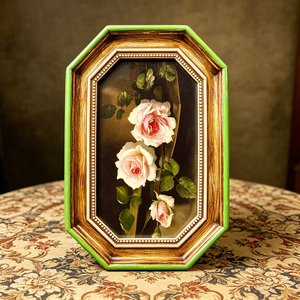 Cadre photo octogonal en résine de style vintage, <span class=keywords><strong>idée</strong></span> cadeau de <span class=keywords><strong>mariage</strong></span>, taille personnalisée disponible, pour table - Product Image 4
