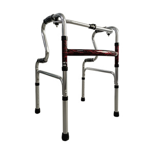 Aluminum Alloy <b>Walker</b> HJK Z916L <b>Folding</b> Walking Aid For Elderly Rehabilitation Support - Product Image 1