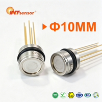 10mm Pressure Sensor Piezoresistive SS316L mV I2C Output 4-20mA Temperature Compensated High Pressure 0.5%FS Accuracy Pro