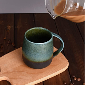 Tazas de <span class=keywords><strong>Café</strong></span> de Cerámica de Diseño Elegante Personalizado de 12 oz con Calcomanía de Estrellas y Luna Doradas Brillantes de Doble Modelo - Product Image 3