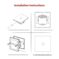 Interrupteur tactile intelligent Tuya Zigbee en verre durable pour usage domestique, contrôle WIFI, commande vocale, programmation, prise UK, sans condensateur