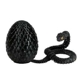 High Quality 3D Printing Pla Ornament Figurines for Decoration Decorative <strong>Serpent</strong> Egg - Product Image 1