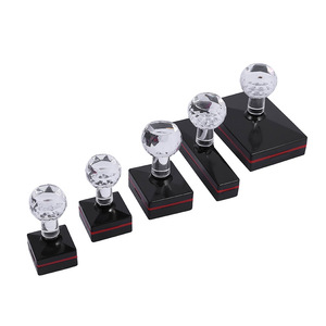 HB Rectángulo 7mm Espuma Flash Sello Mango <span class=keywords><strong>de</strong></span> cristal Pretinta Sello <span class=keywords><strong>de</strong></span> <span class=keywords><strong>goma</strong></span> Maestros Escuela Oficina Flash Sello Caso - Product Image 1