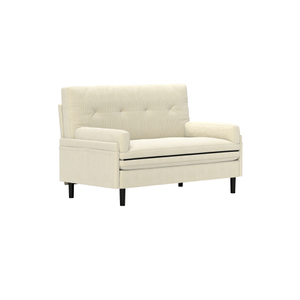 Ngà hiện đại 2 CHỖ NGỒI vải + kim loại sofa ngủ với chức năng ngả - Product Image 2