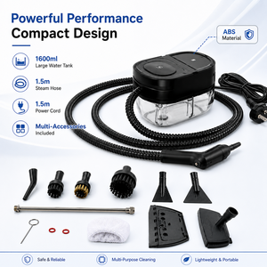 Limpiador a Vapor Portátil de Mano, 1500W, 3BAR, 1000ml, Calentamiento Rápido, Máquina de Limpieza Multiusos para Hogar, Cocina, Sofá, OEM, ODM - Product Image 4