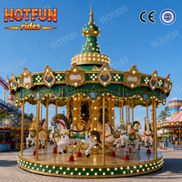 Manège de Luxe Grand Carrousel pour Enfants, Manège à Chevaux pour Parc d'Attractions à Vendre