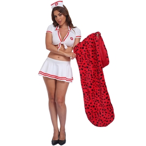 Ensemble <span class=keywords><strong>de</strong></span> <span class=keywords><strong>tenue</strong></span> d'infirmière sexy à imprimé léopard S-XL, uniforme d'infirmière pour adultes, jeu <span class=keywords><strong>de</strong></span> rôle - Product Image 5