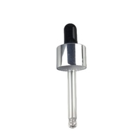 18/415 18/410 20/410 compte-gouttes en verre bouteille d'huile essentielle pipette en verre compte-gouttes en aluminium pour bouteilles
