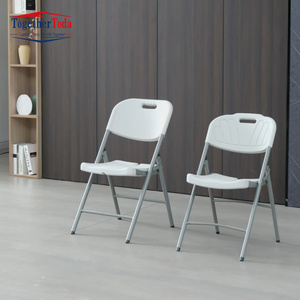 Chaise pliante durable pour banquet, chaise en plastique simple pliable, vente en gros de chaises de mariage pour événements - Product Image 3