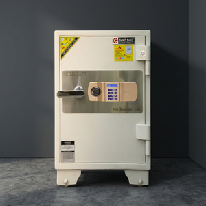 Best WELKO HS42 Hotel Safe for Home Use with Key Lock Stainless Steel Construction and <b>Electronic</b> Lock - Product Image 3