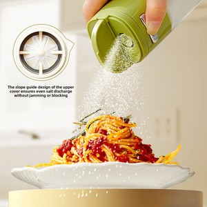 2 in 1 180ml Portable Empty Clear Glass Seasoning Bottles Storage Seasoning <strong>Containers</strong> Spice Jars with Shaker Lids - Product Image 2