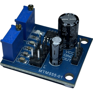Módulo generador de pulsos NE555, generador de señal de onda cuadrada de ciclo de trabajo de frecuencia ajustable, 1Hz-200kHz MTM555-01 para Arduino MCU - Product Image 1