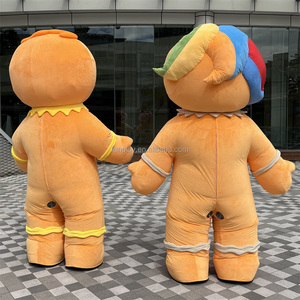<span class=keywords><strong>2023</strong></span> gonflable pain d'épice homme mascotte Costume événement Cosplay fête de noël dessin animé Costume - Product Image 4