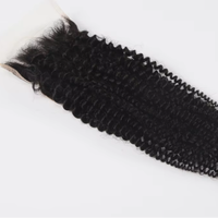 Perruque sans colle 2x6 HD Lace Closure Afro Kinky Curly 100% Cheveux Humains Pré-Pluckée Ligne de Cheveux Naturelle pour Femmes Noires Vente en Gros