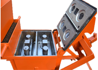 Vente directe d'usine QTC2-40 Machine à fabriquer des briques en argile manuelle Machine à fabriquer des blocs creux en terre compressée à emboîtement Prix