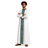 Certificat CE, Thobe de sport musulman élastique et flexible, design football, Jalabiya islamique, tissu à séchage rapide et anti-humidité
