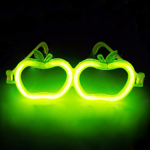 CE EN71 Apple <span class=keywords><strong>Glow</strong></span> Glasses Pulseras 200*5mm 6 horas Safe <span class=keywords><strong>Glow</strong></span> <span class=keywords><strong>Stick</strong></span> para fiestas de regreso a la escuela Directo de fábrica - Product Image 3
