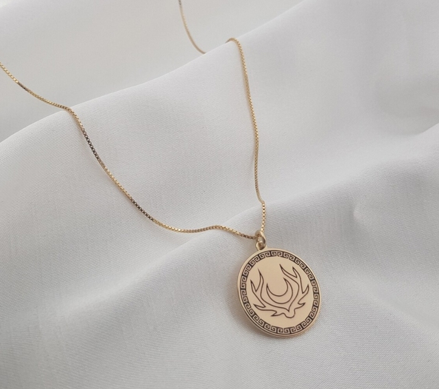 Artemis Amulet Necklace Goddess of the Hunt Charm Greek Mthology Moon Symbol Pendant Game of Thrones