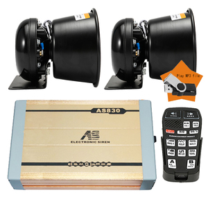 12V 400 Wát báo động xe Siren as830 Hot Bán với loa xe điều khiển không dây giá rẻ Siren Amplifier MC Hệ thống loa - Product Image 4