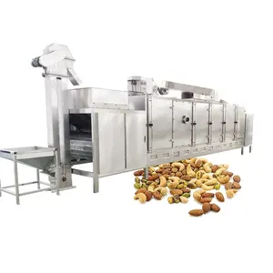 Continuous Automatic Cashew Nuts Roasting Machine Peanut Roaster Machine with Best Price