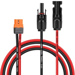 Cavo di Conversione Personalizzato da Connettore Solare MC4 a XT60-F, 1015 12AWG, Filo Rosso e Nero per Sistema di Accumulo Energia Solare - Product Image 1