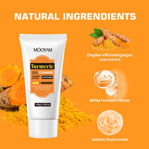 Nettoyant Visage Moussant au Curcuma Biologique Nettoyage en Profondeur Éclaircissant et Unifiant le Teint - Product Image 5