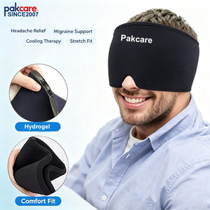 Diadema Fría 360 para Alivio <span class=keywords><strong>de</strong></span> Migrañas con Compresa <span class=keywords><strong>de</strong></span> Gel Ajustable para el Tratamiento <span class=keywords><strong>de</strong></span> Dolores <span class=keywords><strong>de</strong></span> <span class=keywords><strong>Cabeza</strong></span> y Tensión - Product Image 1