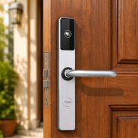 Serrure de porte intelligente pour hôtel, système de serrure numérique intelligent pour hôtel avec logiciel gratuit, en acier inoxydable 304, avec carte-clé électronique YGS