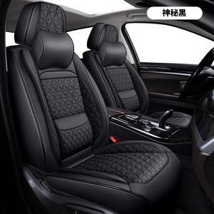 Coprisedili Universali Personalizzati per Auto, Set Completo per Cinque Posti in Pelle PU, Stile Business, Adatti a Vari Modelli di Auto - Product Image 3