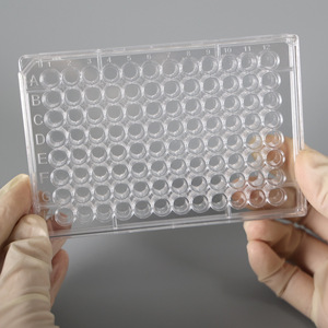 Placa de 96 pocillos de fondo plano de material PP de Yongyue Medical para uso en laboratorio de cultivo bacteriano - Product Image 2