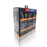 Boîte d'emballage de papier cadeau magnétique de luxe de prix usine recyclable grand casque écouteur paquet imprimé casque coffrets cadeaux