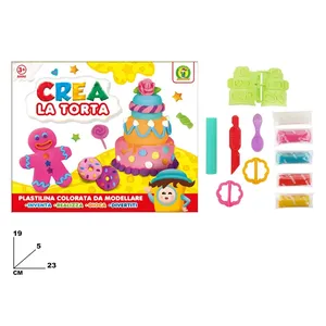 Crea La Torta Playdough Set 19x23 Cm With Mold And Tools For Kids 3+ Years - Product Image 1