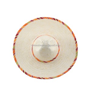 หมวกฟางปีกกว้างสไตล์เม็กซิกันหมวกฟางสำหรับงานเลี้ยง - Product Image 2
