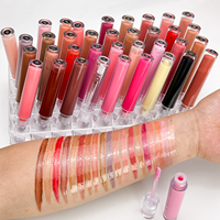 Rouge à lèvres hydratant rose MLM, brillant et lisse, longue tenue, maquillage végétalien pour les lèvres, idéal pour le quotidien et les voyages, gloss à lèvres personnalisé