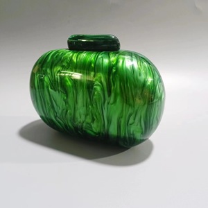 Acrylic buổi tối ly hợp túi cho phụ nữ vỏ hình Vai Crossbody Túi long lanh đá cẩm thạch ví túi xách Vàng ly hợp - Product Image 2