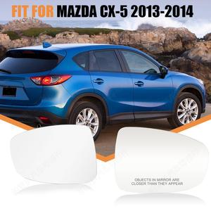 Rétroviseur convexe blanc de remplacement côté gauche pour Mazda Cx 5 2013 2014, matériau ABS - Product Image 1