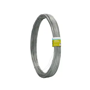 Tamaño Personalizado 1kg 16 18 20 22 calibre de alambre liso galvanizado Alambre de unión de hierro galvanizado suave