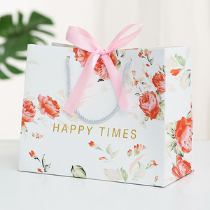 Sacs en papier kraft <span class=keywords><strong>blanc</strong></span> marbré de luxe pour vêtements, chaussures, emballages cosmétiques avec nœud en ruban et matériaux recyclés - Product Image 6