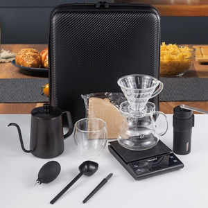 Modern Simple Style Ceramic Pour Over <b>Coffee</b> Set Includes Filter Cup & Utensils for <b>Gift</b> <b>Box</b> <b>Coffee</b> & Tea Sets - Product Image 2